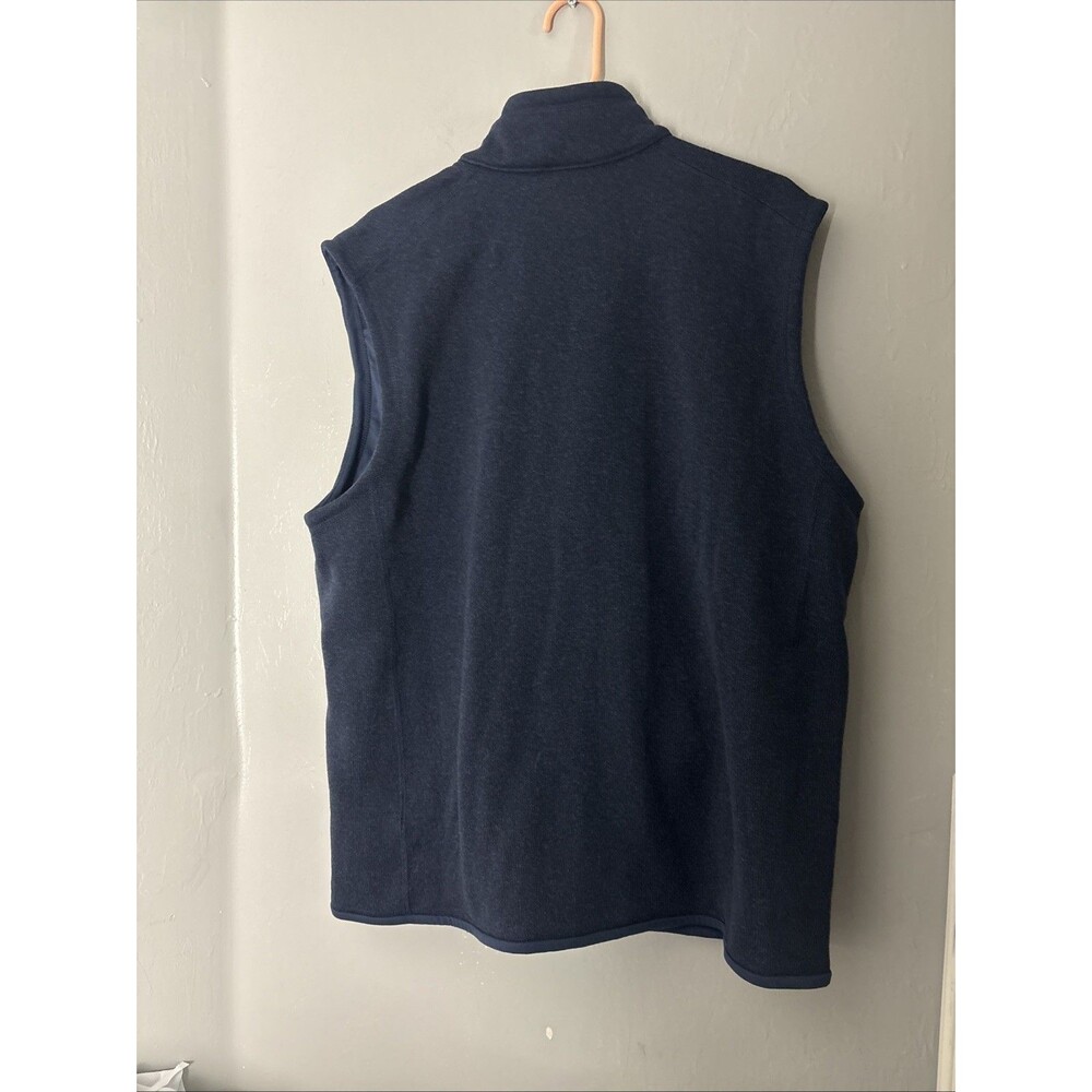 Patagonia Men’s Better Sweater Vest Jacket Navy Blue 25881 Full Zip Sz XXL EUC - Picture 4 of 4